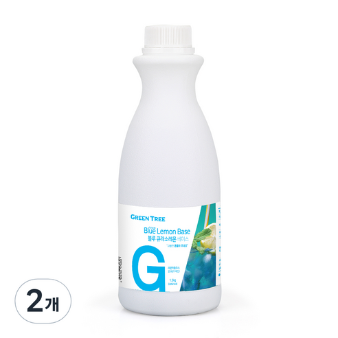 그린트리 블루큐라소 레몬 에이드 베이스 1.2kg, 2개