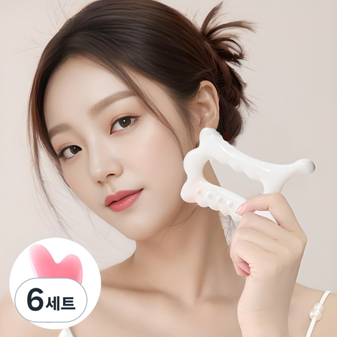 [여신괄사] V라인 페이스 바디 2개세트 경락 괄사, 6세트
