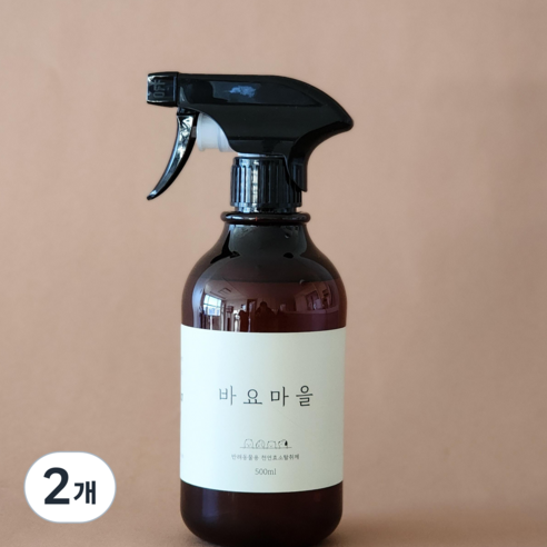 바요마을 강아지 오줌냄새제거 고양이 배변 마킹 요산 효소 세제, 2개, 500ml