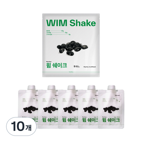 윔다이어트 고단백 윔쉐이크 검은콩, 10개, 30g
