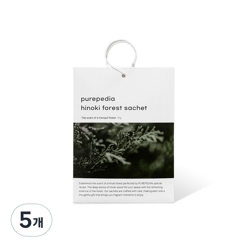 순수백과 히노끼포레스트 샤쉐, 5개, 10g