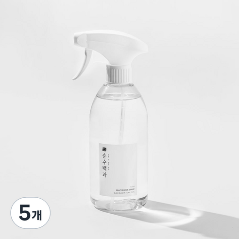 순수백과 피톤치드 프리미엄 스프레이 본품, 500ml, 5개