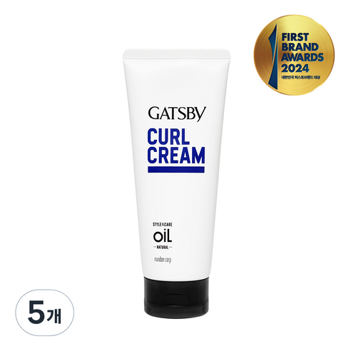 갸스비 내츄럴 스타일 & 케어 컬크림, 5개, 150ml