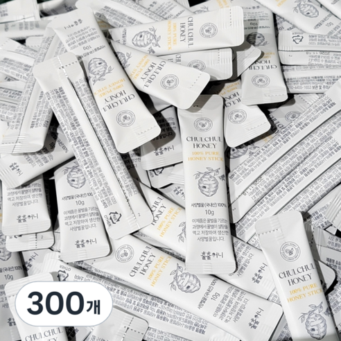 출출허니 사양벌꿀 국내산 꿀스틱, 300개, 10g