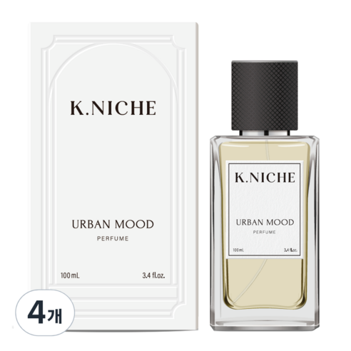 케이니치 어반무드 남자 여자 향수 오드퍼퓸, 100ml, 4개