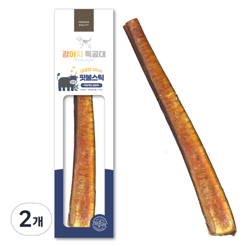 강아지특공대 내꼬야스틱 핏불스틱, 자이언트, 75g, 2개