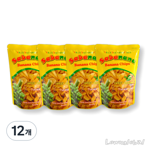 사바나나 바나나칩, 100g, 12개