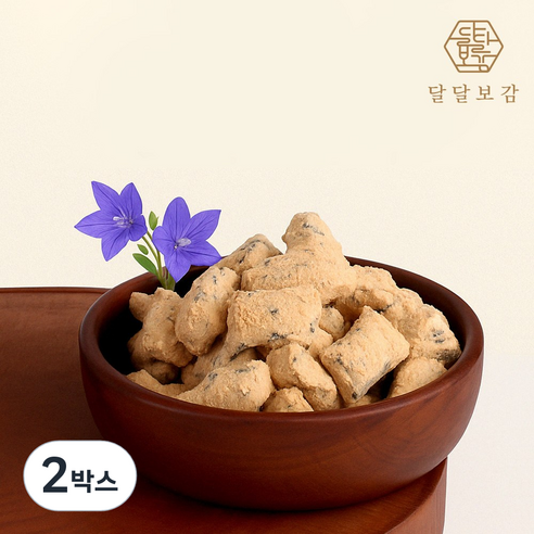 달달보감 국산 100% 콩고물 도라지정과 (4개입), 80g, 2박스