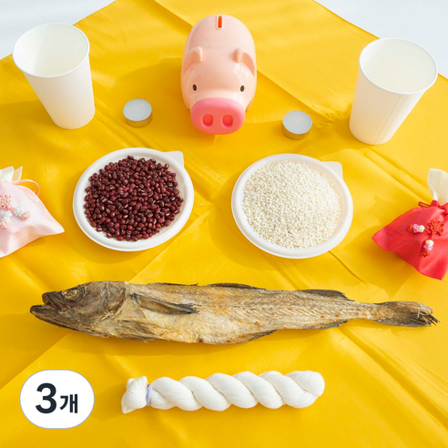 새차고사 신차고사 자동차고사 세트, 행운북어 간단 고사 세트, 3개