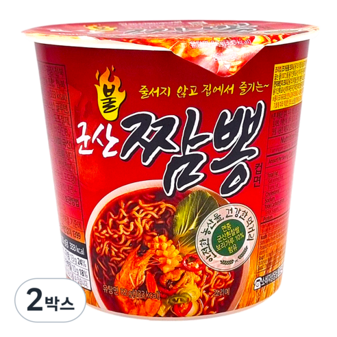 군산원예농협 군산불짬뽕 컵라면 6개입