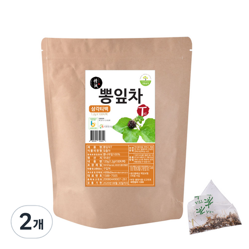양원농장 뽕잎차, 1.2g, 100개입, 2개