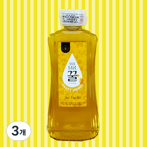 동화양봉 사양벌꿀, 1kg, 3개