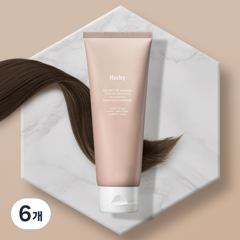 헉슬리 인텐스 모이스처 퍼퓸 헤어팩, 6개, 200ml