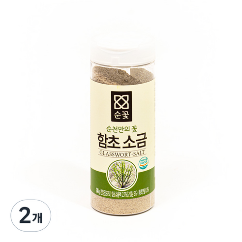 순꽃 순천만 함초소금 마일드 우수천일염사용, 240g, 2개