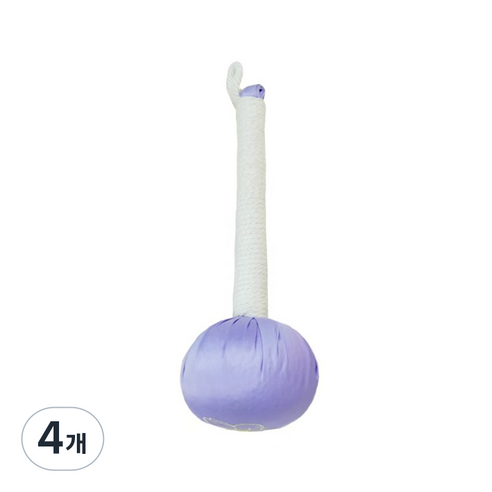 쑥 지압 마사지봉 전신 마사지 스틱 근육 이완 피로완화 휴대용 마사지기, 자주색, 4개