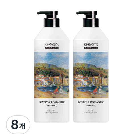 케라시스 러블리 앤 로맨틱 퍼퓸샴푸 꽃향, 500ml, 8개