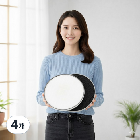 [호환] 국산 LG 엘지 공기청정기 필터 퓨리케어 320 H13 프리미엄 복합형필터 AS121VAS, 4개, 퓨리케어 320 프리미엄 복합형