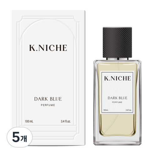 케이니치 다크블루 남자 여자 향수 오드퍼퓸, 5개, 100ml