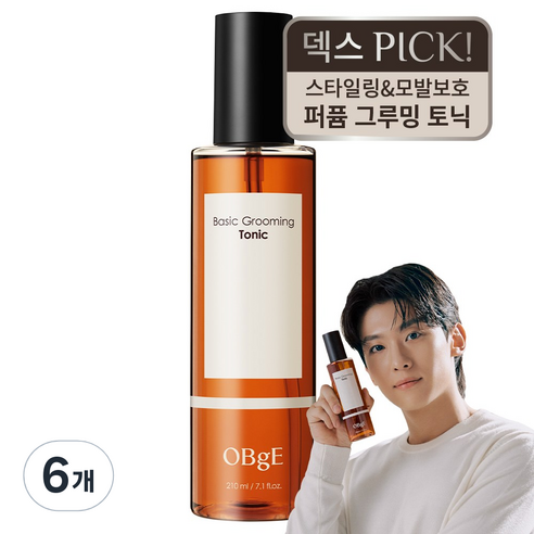 오브제 베이직 그루밍 토닉, 6개, 210ml