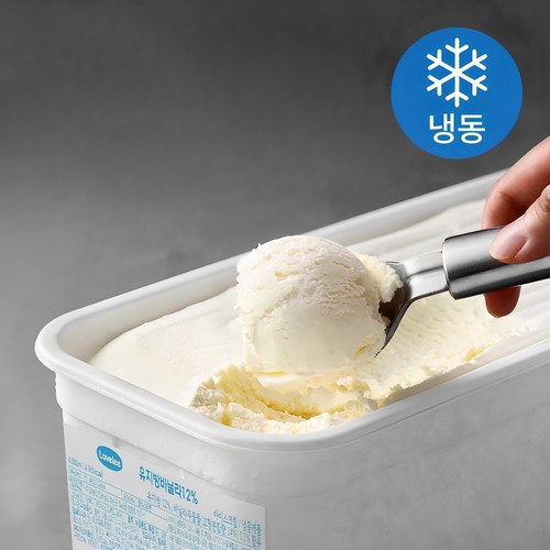 라벨리아이스크림 유지방 바닐라 아이스크림 (냉동), 4L, 1통