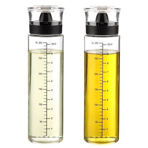 시노글라스 실린더 실리콘 오일병, 2개, 320ml