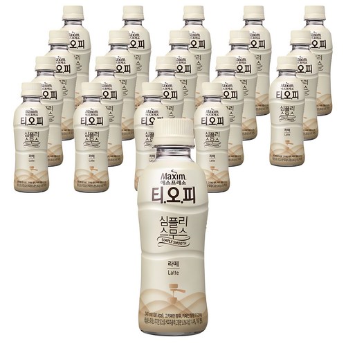 티오피 심플리 스무스 라떼, 240ml, 20개