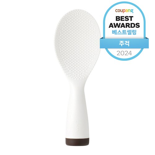 리한 오뚝이 롤리 주걱, 화이트, 1개