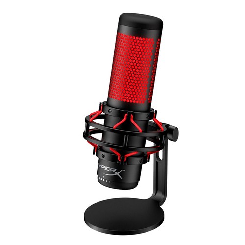 하이퍼엑스 QuadCast 게임밍 마이크, HX-MICQC-BK