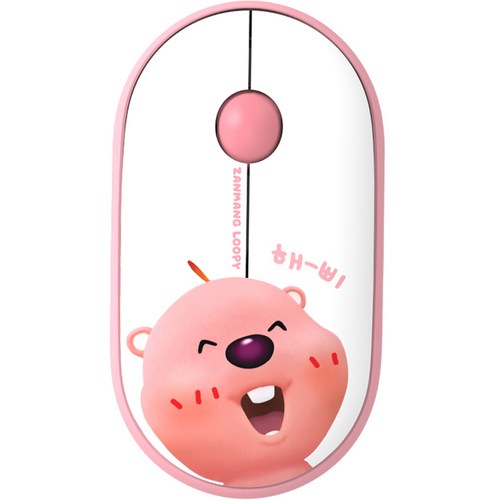 로이체 잔망루피 멀티페어링 블루투스 무선 마우스 ICNS-TMS-A-LP, 혼합색상