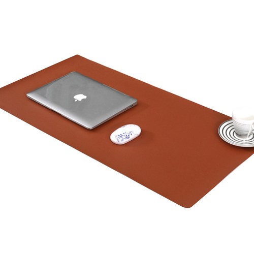 콩 K office 심플 컬러 테이블 키보드 패드 80 x 40 cm + 버클스트랩, 커피, 1세트