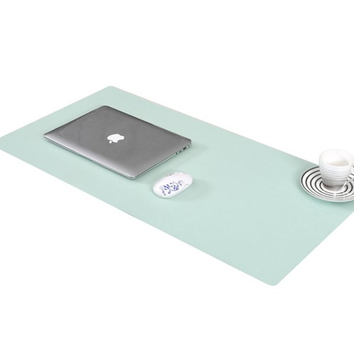 콩 K office 심플 컬러 테이블 키보드 패드 140 x 70 cm + 버클스트랩, 민트, 1세트