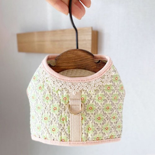 반려견 어니스트 두바림 하네스, 그린플라워, 1개