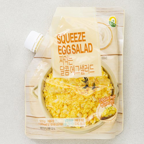 풍요한아침 짜먹는 달콤 에그 샐러드, 500g, 1개 - 타마고 추천