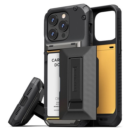 베루스 카드 4장 수납 거치대 담다글라이드 하이브리드 그루브 휴대폰 케이스