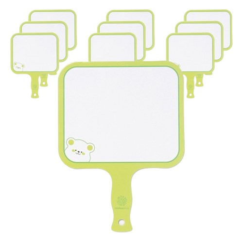 민화샵 손잡이 화이트보드 I230011A, 곰, 10개