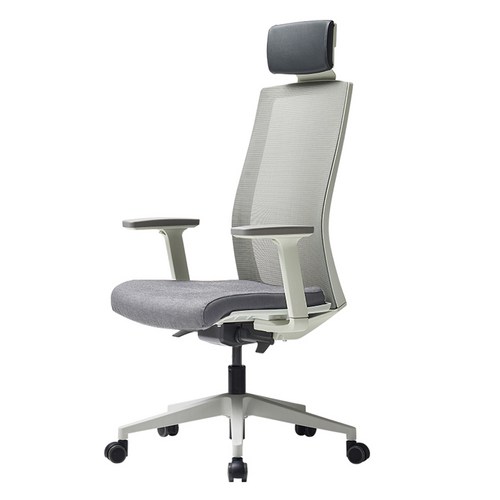 듀오백 메쉬 사무용 학생용 의자 Q7-05HDA-CW 방문설치, 그레이