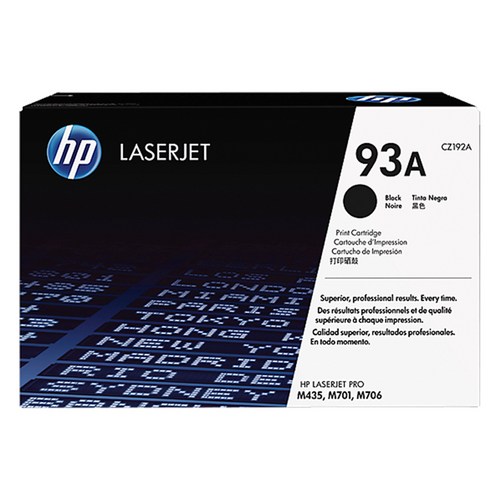 HP 정품 토너 CZ192A No.93a, 1개, 검정