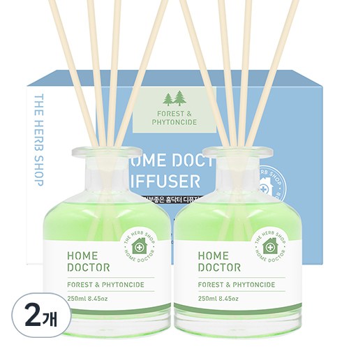 홈닥터 기분좋은 홈닥터 디퓨저 2p, 포레스트&피톤치드, 500ml, 2개