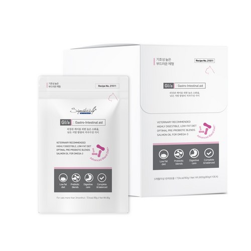 시그니처바이 고양이 파우치 처방보조, 소화기능/췌장개선, 800g, 1개