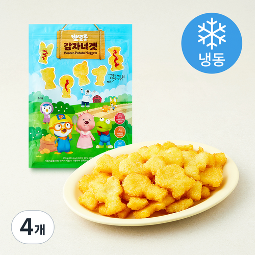 [로켓프레시] 뽀로로 감자너겟 (냉동), 500g, 4개