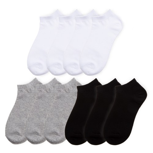 베이스알파 에센셜 남성용 스니커즈 발목 양말 10켤레 이미지