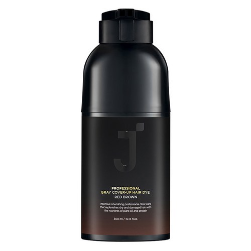 제이숲 프로페셔널 커버업 새치 염색 300ml, 레드브라운, 1개