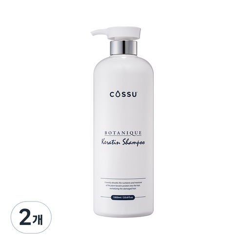 코쉬 보타니끄 케라틴 샴푸, 2개, 1000ml
