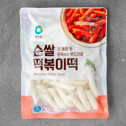 청정원 순쌀 떡볶이떡, 1kg, 1개 - 맛있는 떡볶이 추천