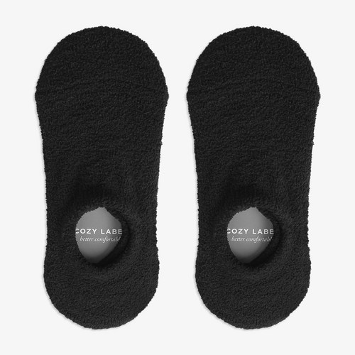 코지라벨 여성용 벗겨짐 방지 논****** 프리미엄 수면 덧신 양말 2켤레