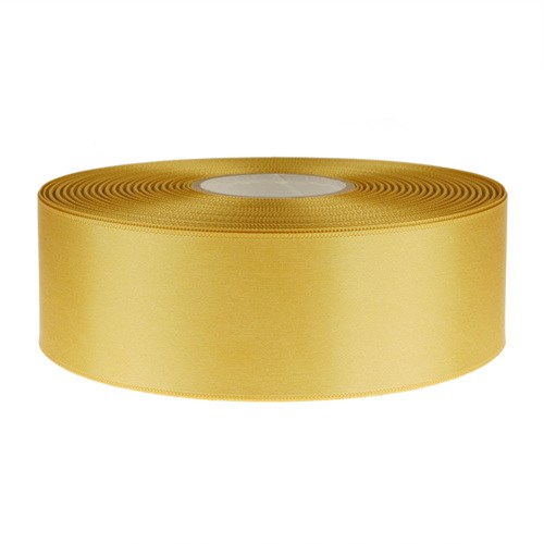 고밀도주자 공단 리본끈 10mm, 금색, 45m