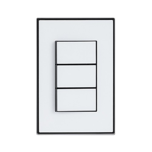 틸인스 1로 3구 스위치 블랙 화이트, 1개