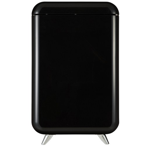 원세프 레트로 일반형 냉장고 블랙 WC-32C, 스타일리시하게 보존하세요!