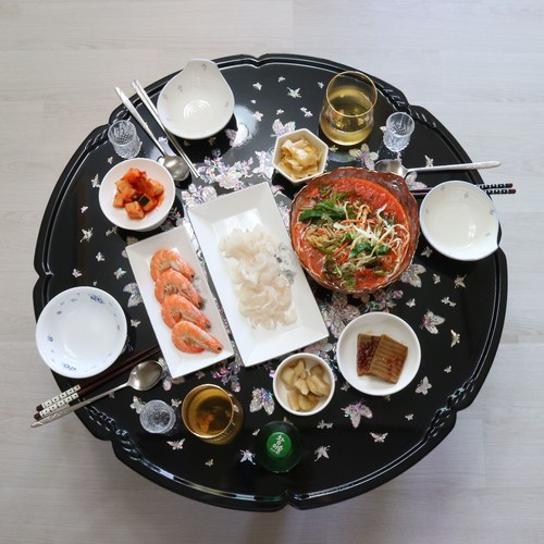 자개장밥상