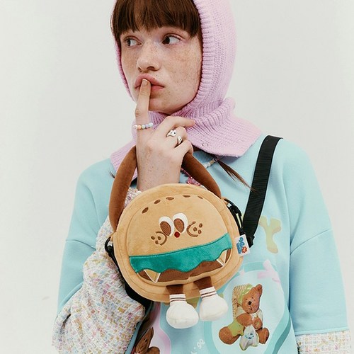 반워크 패스트푸드 크로스백